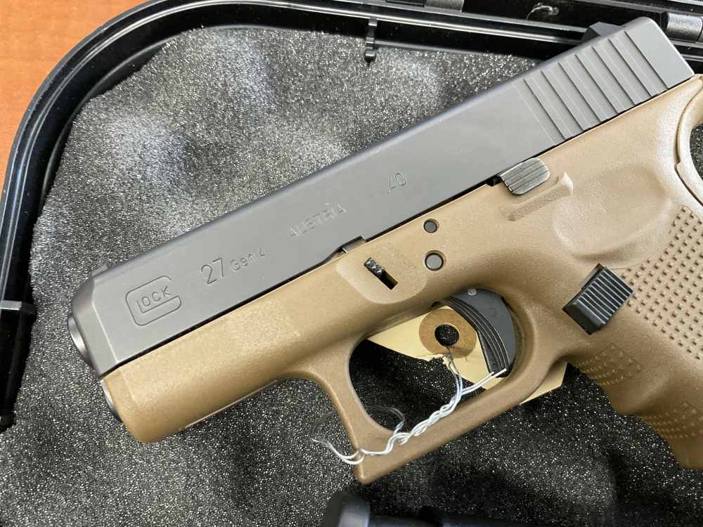 GLOCK 27 GEN4 40 S&W FDE DARK EARTH COMPACT CARRY -img-1