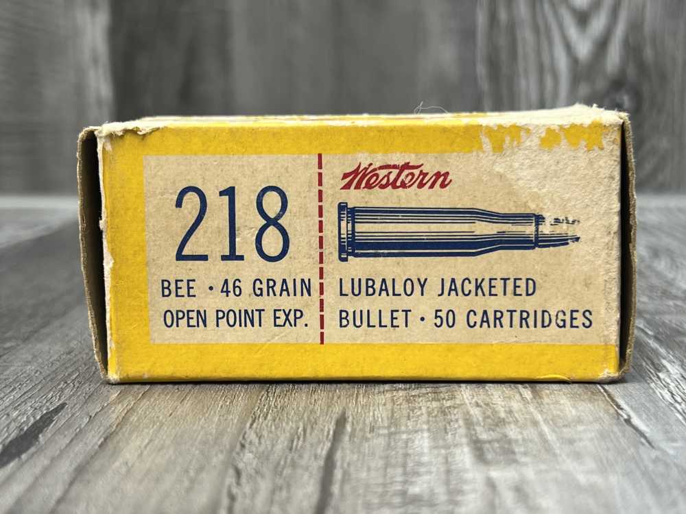 Vintage Winchester Western .218 BEE 46 GR. Ammunition 50 CT-img-3