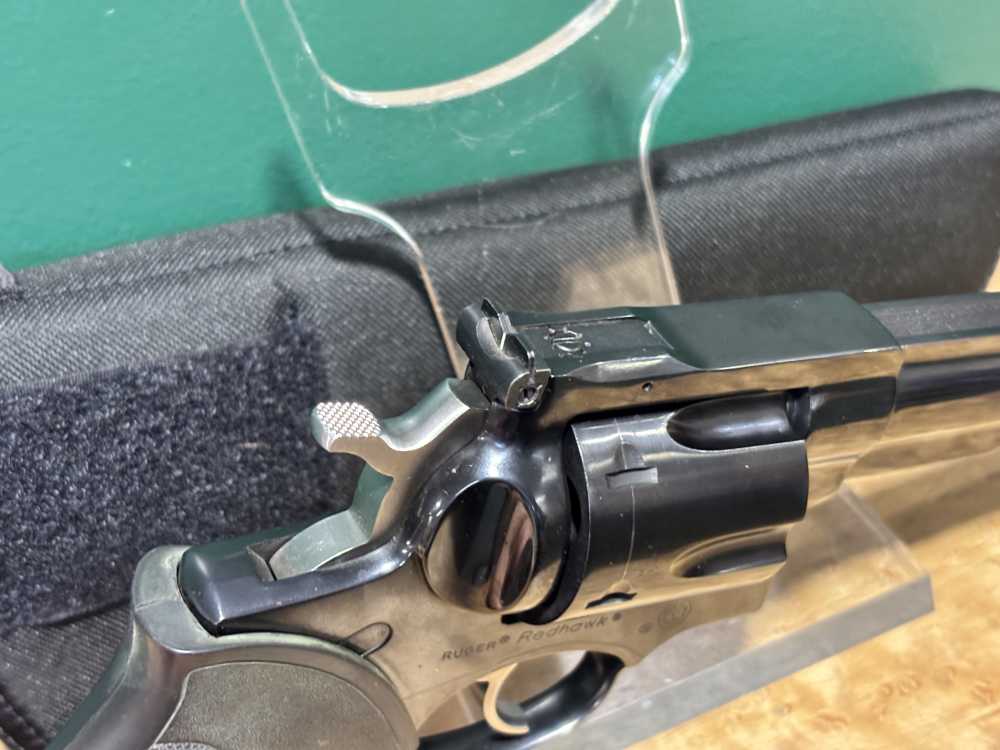Ruger Blued Redhawk .44 Mag 7.5" Double Single Revolver w/ Holster-img-5
