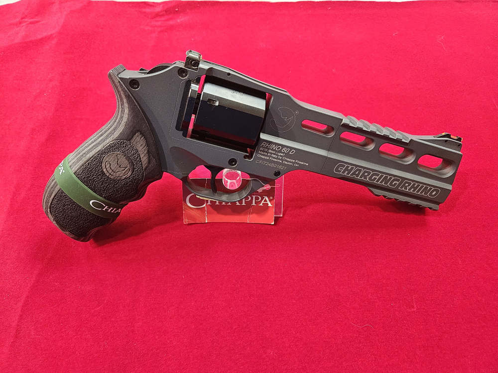 CHIAPPA CHARGING RHINO 60 DS GEN II .9MM SLATE CERAKOTE BLACK-img-3
