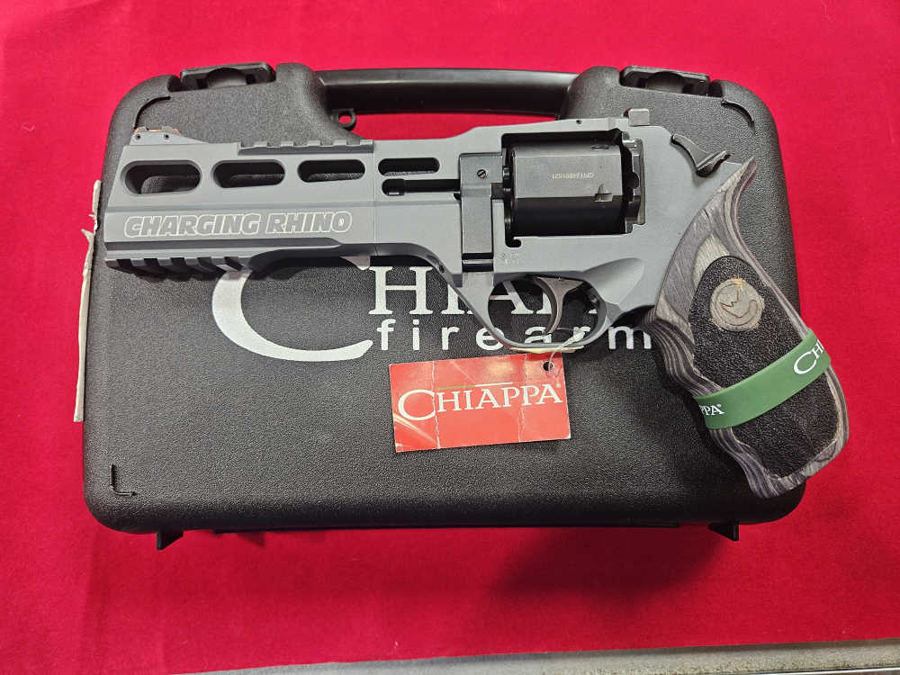 CHIAPPA CHARGING RHINO 60 DS GEN II .9MM SLATE CERAKOTE BLACK-img-0
