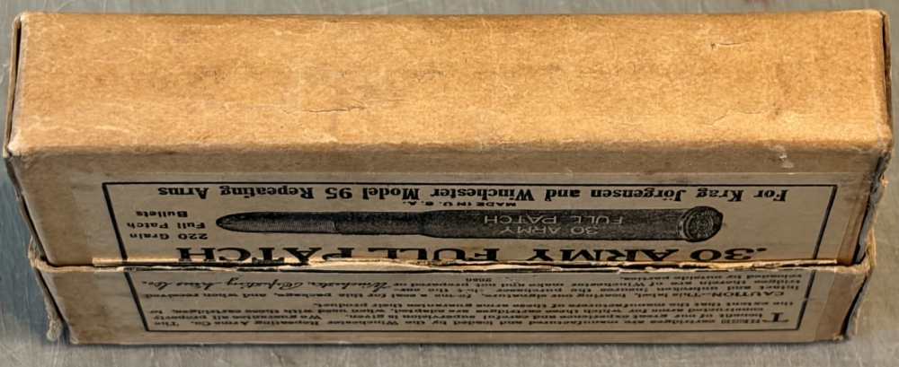 30 ARMY Full Patch 220 gr FMJ RN Rifle Ammo 20 rds Winchester 30-40 Krag-img-8