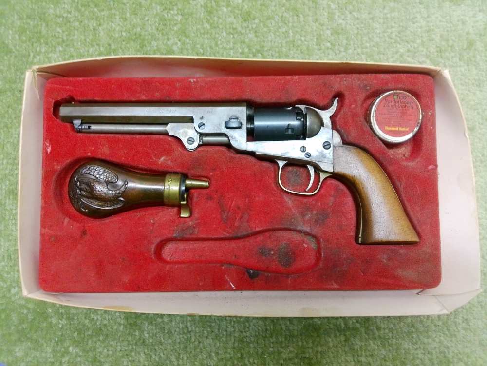 Colt 1849 Hartford Pocket Pistol Made in Italy 36Cal 5.5" Cool Old Gun!-img-23