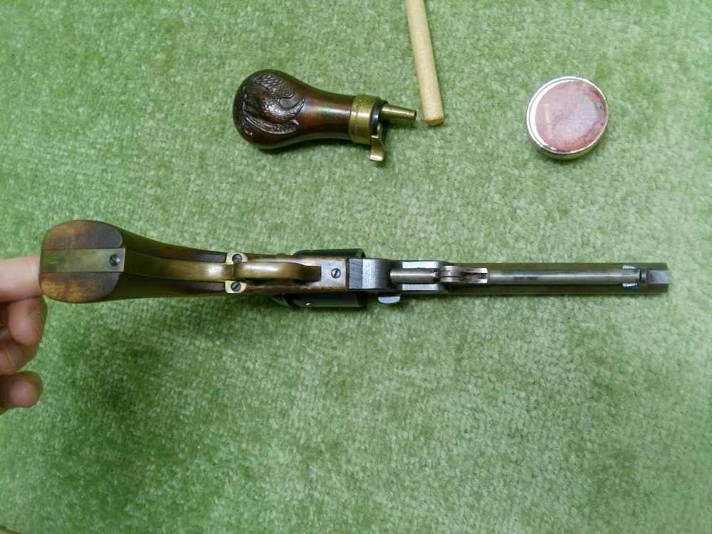 Colt 1849 Hartford Pocket Pistol Made in Italy 36Cal 5.5" Cool Old Gun!-img-19