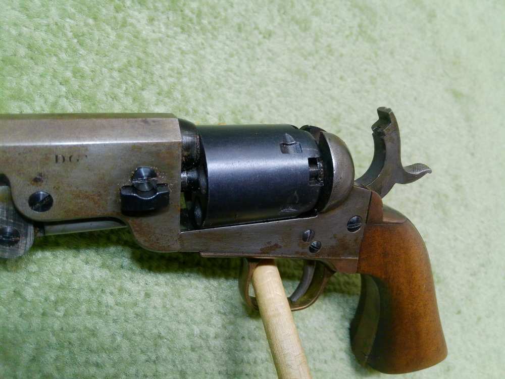 Colt 1849 Hartford Pocket Pistol Made in Italy 36Cal 5.5" Cool Old Gun!-img-5