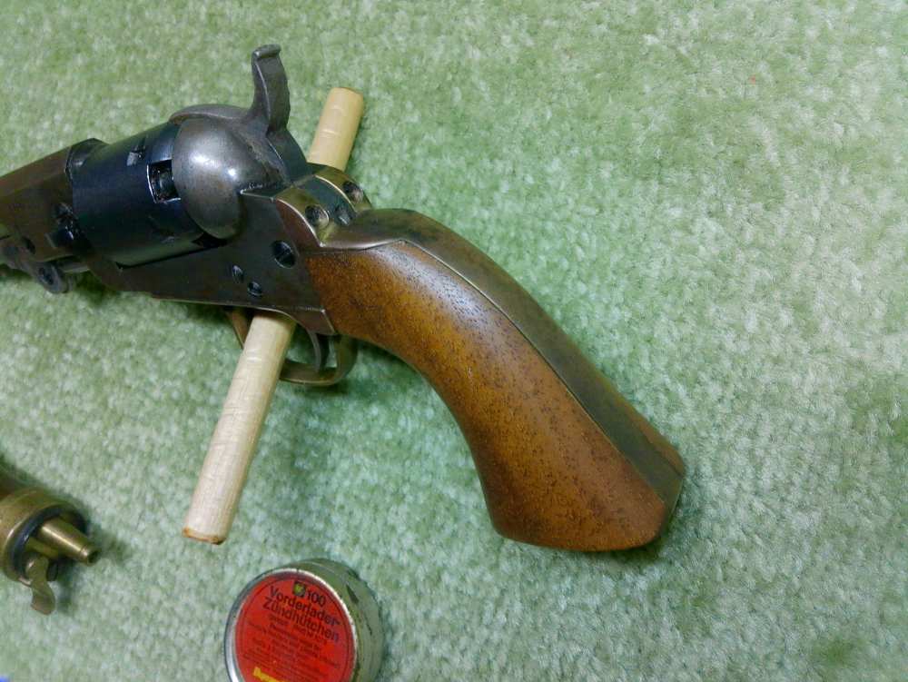 Colt 1849 Hartford Pocket Pistol Made in Italy 36Cal 5.5" Cool Old Gun!-img-1