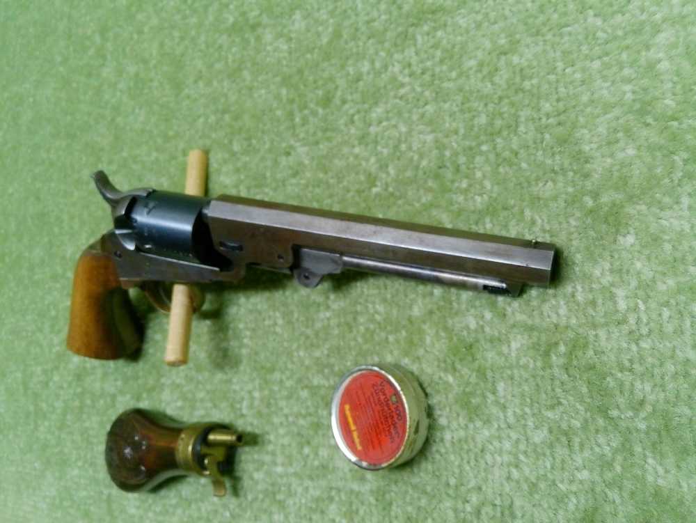 Colt 1849 Hartford Pocket Pistol Made in Italy 36Cal 5.5" Cool Old Gun!-img-18