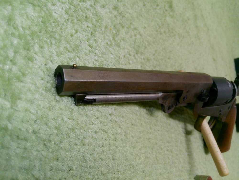 Colt 1849 Hartford Pocket Pistol Made in Italy 36Cal 5.5" Cool Old Gun!-img-8