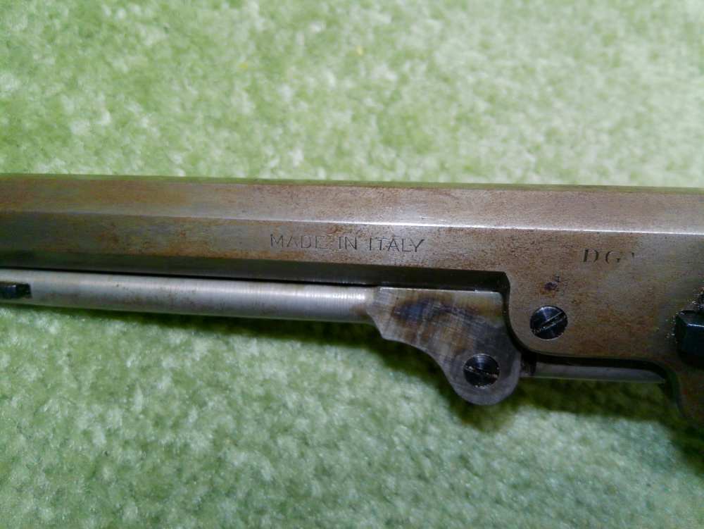 Colt 1849 Hartford Pocket Pistol Made in Italy 36Cal 5.5" Cool Old Gun!-img-7