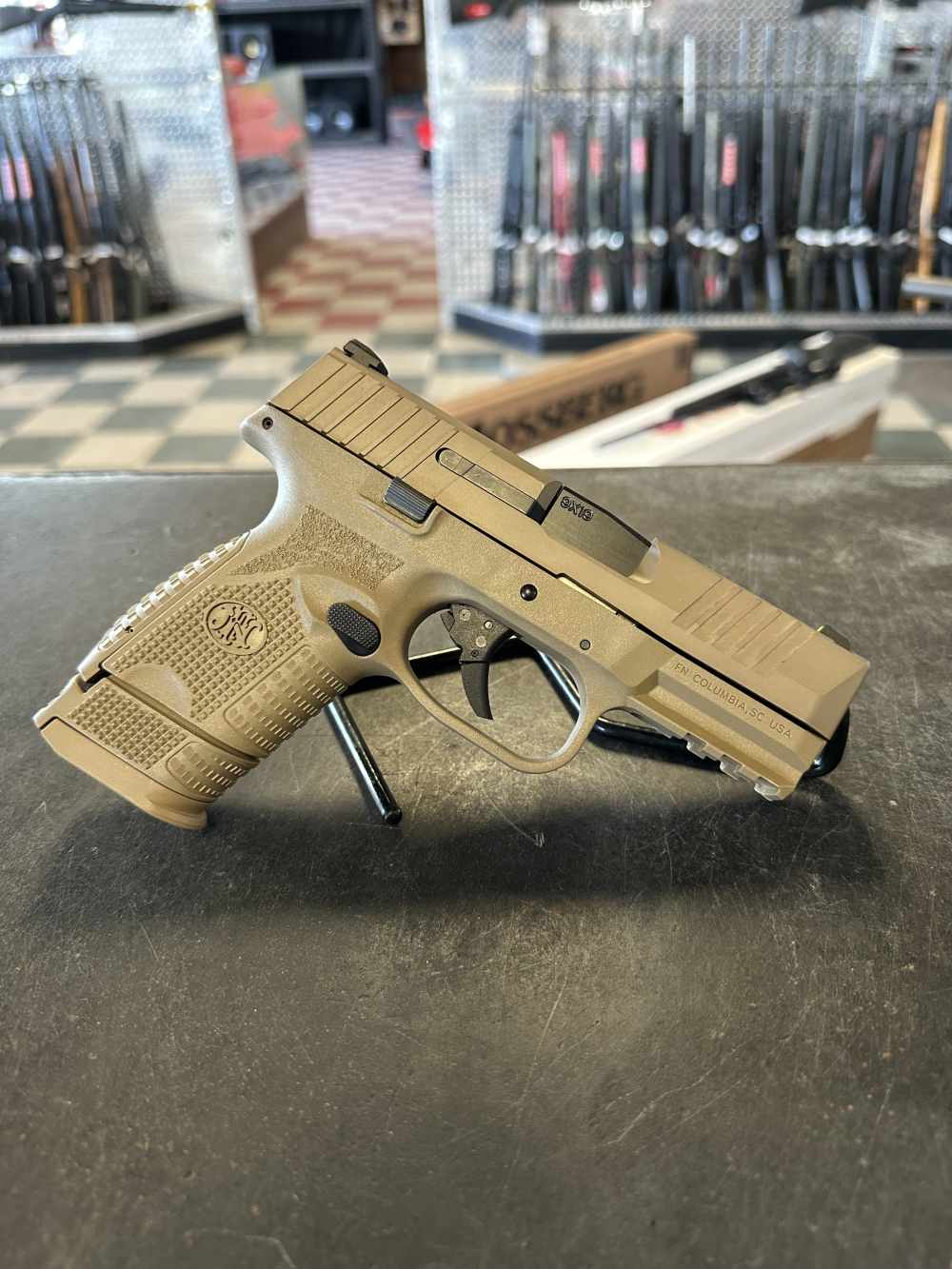 FN 509C 9mm Pistol 3.7" 1-15rd mag FDE-img-1