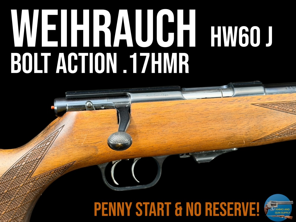 WEIHRAUCH - HW60 J BOLT ACTION .17HMR - PENNY START-img-0