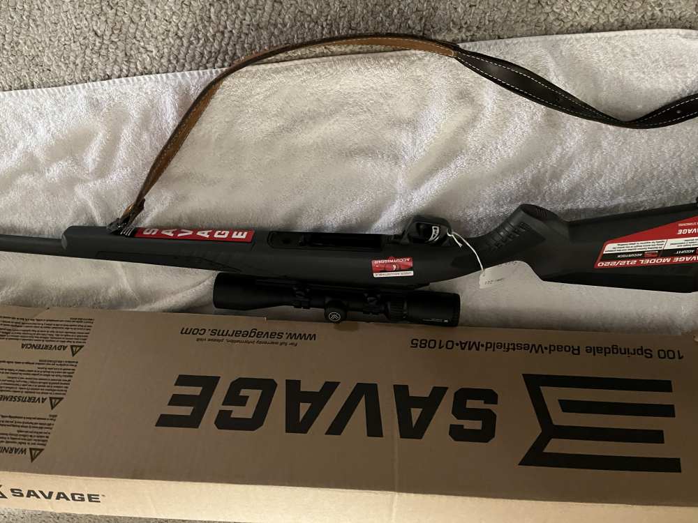 Savage 220 slug gun LH Left Hand Vortex scope sling-img-4