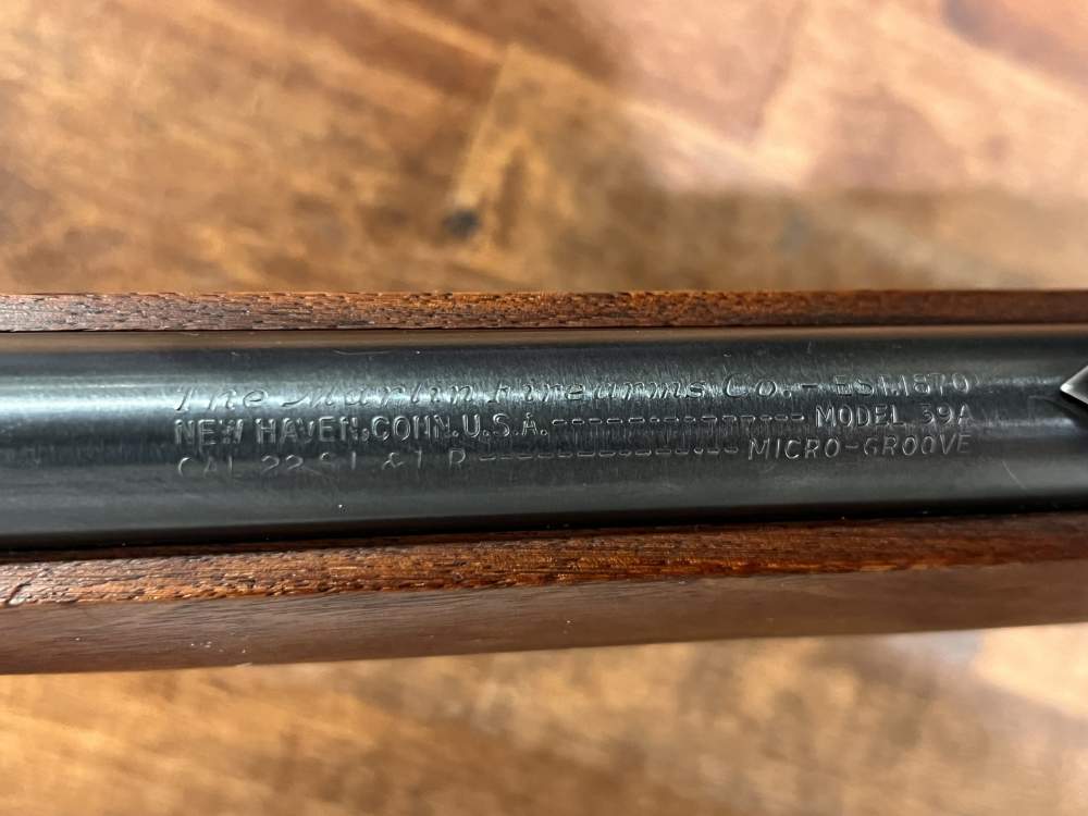 JM Marlin Model 39A Rifle 22LR 24" Micro Groove 1956 MFG Lever Takedown-img-21
