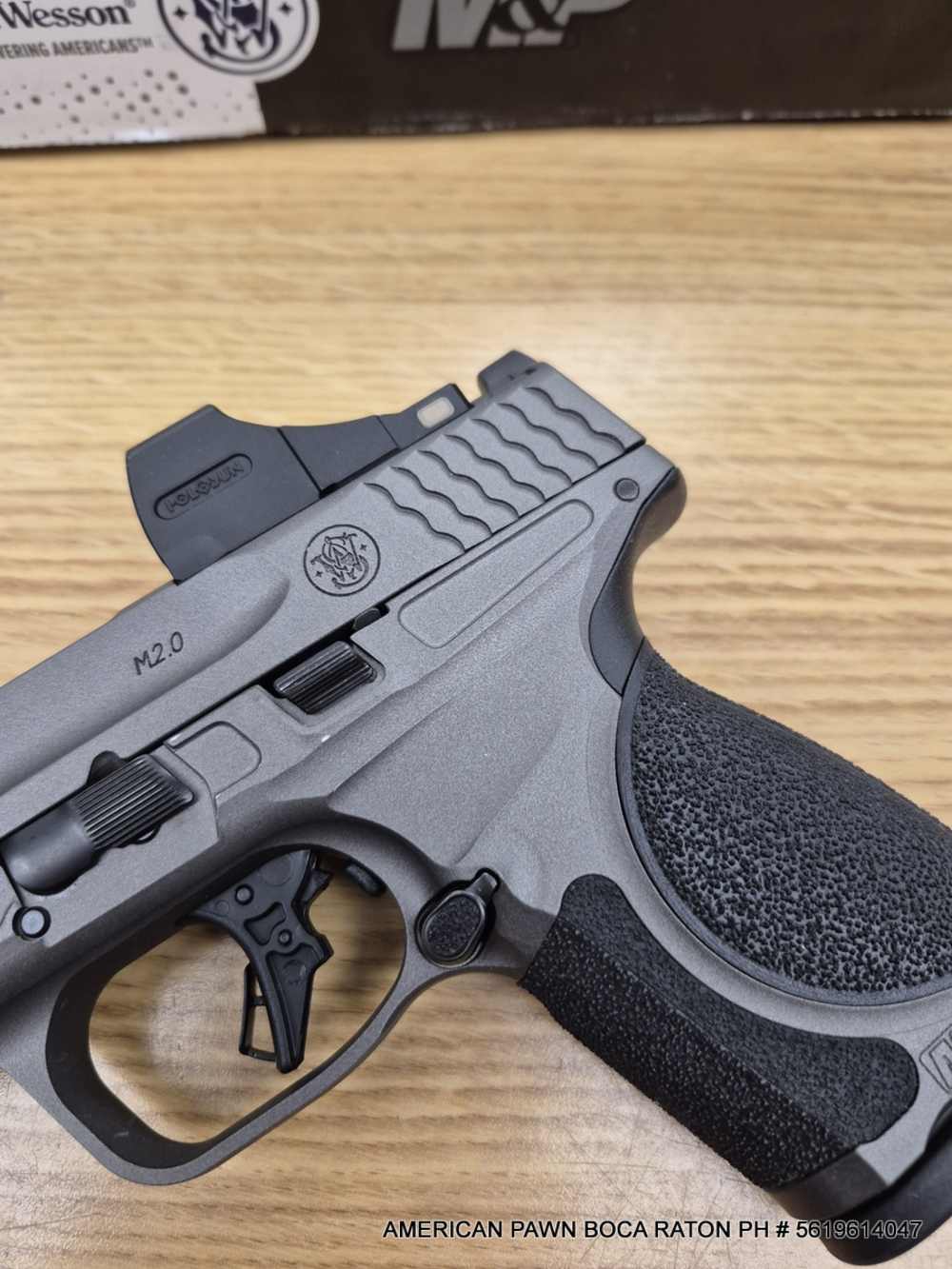 Smith & Wesson M&P9 M2.0 Metal Compact 3.6" 9mm Pistol HOLOSUN SCS MP2-GR -img-9