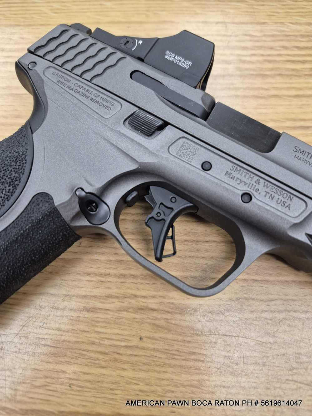 Smith & Wesson M&P9 M2.0 Metal Compact 3.6" 9mm Pistol HOLOSUN SCS MP2-GR -img-6