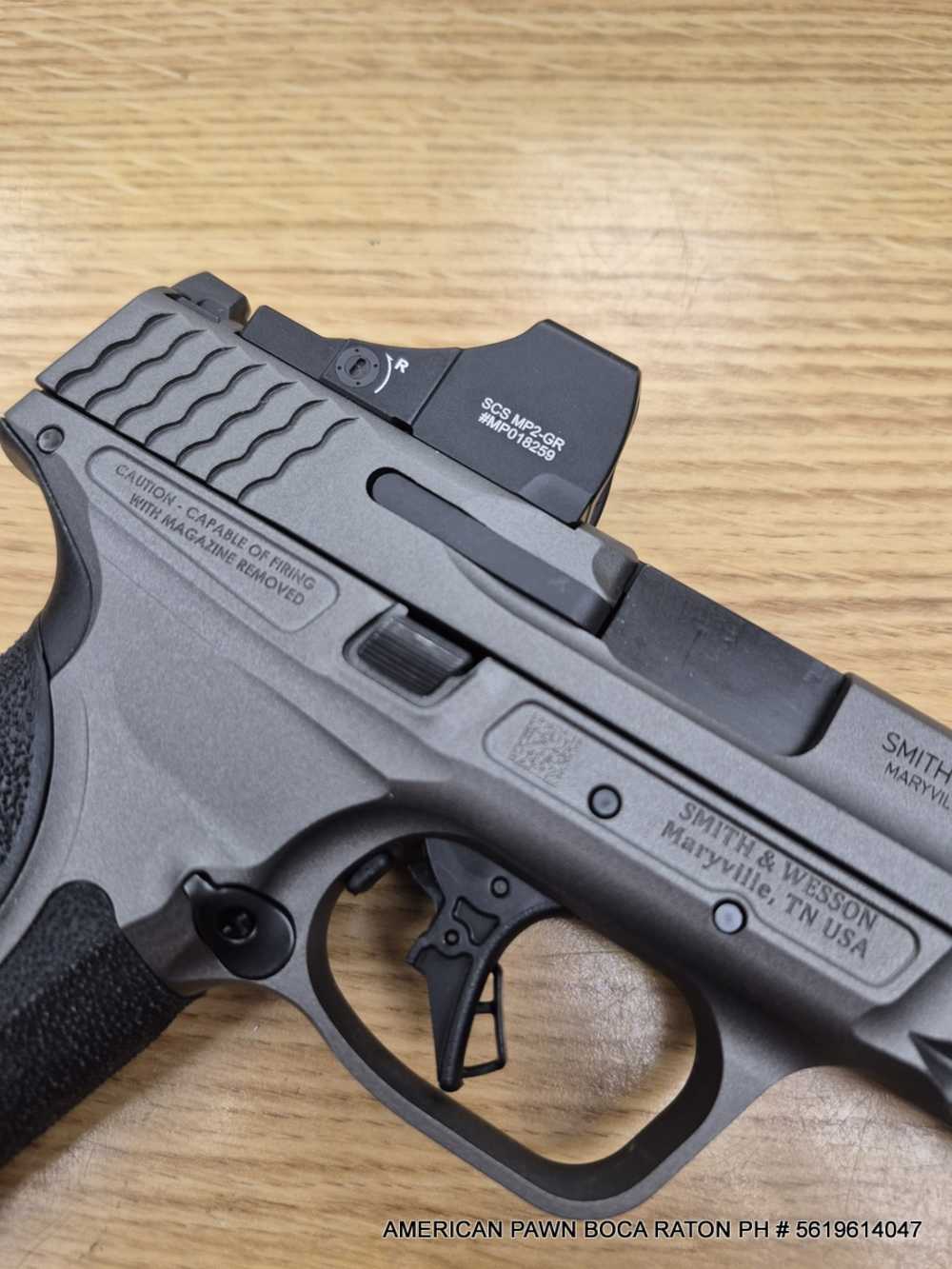 Smith & Wesson M&P9 M2.0 Metal Compact 3.6" 9mm Pistol HOLOSUN SCS MP2-GR -img-5