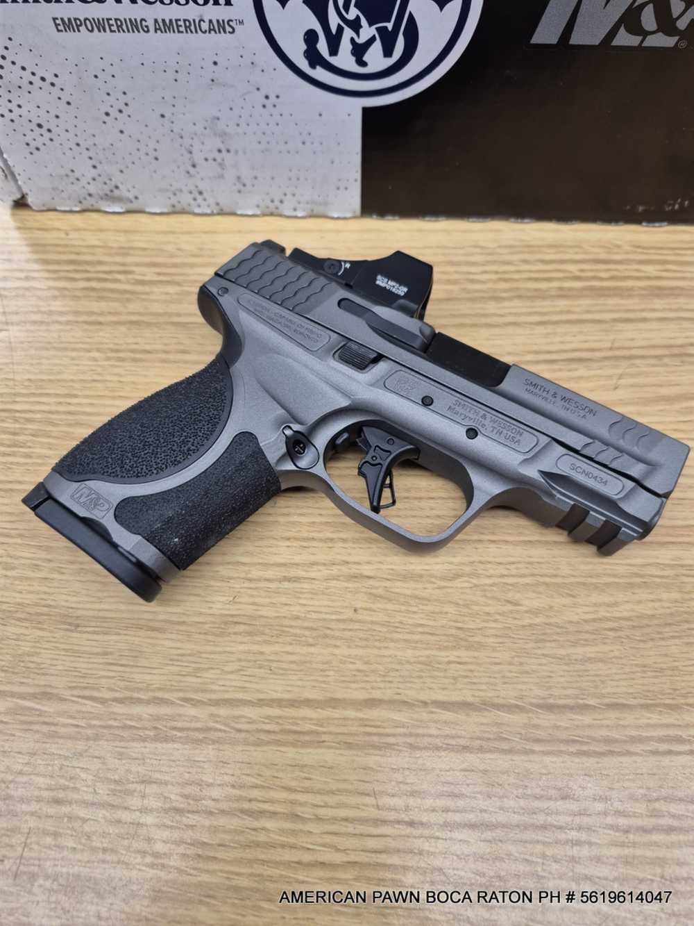 Smith & Wesson M&P9 M2.0 Metal Compact 3.6" 9mm Pistol HOLOSUN SCS MP2-GR -img-3