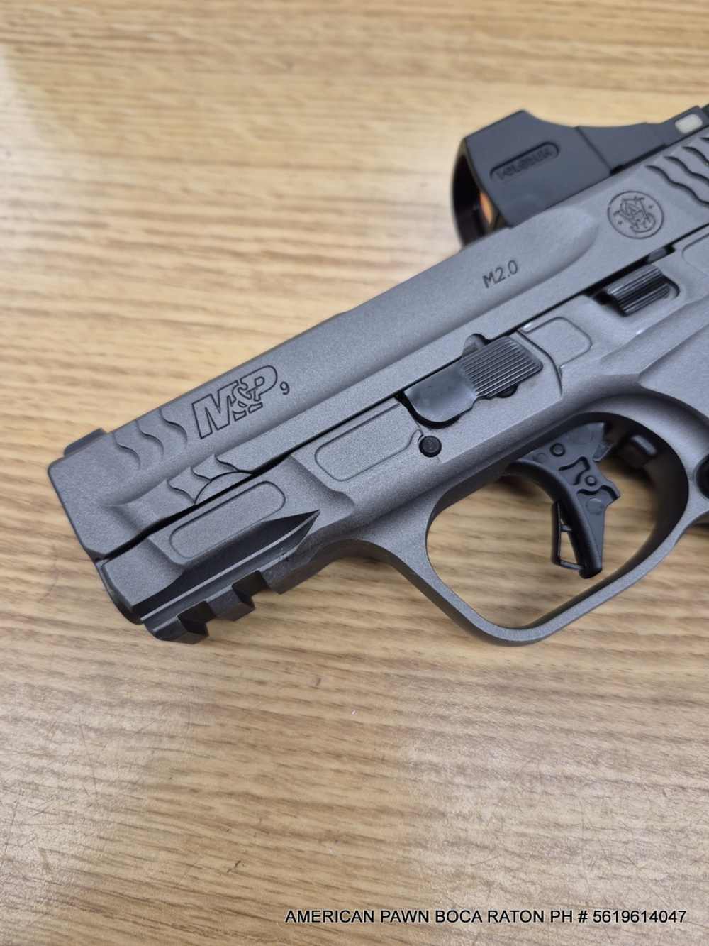 Smith & Wesson M&P9 M2.0 Metal Compact 3.6" 9mm Pistol HOLOSUN SCS MP2-GR -img-8