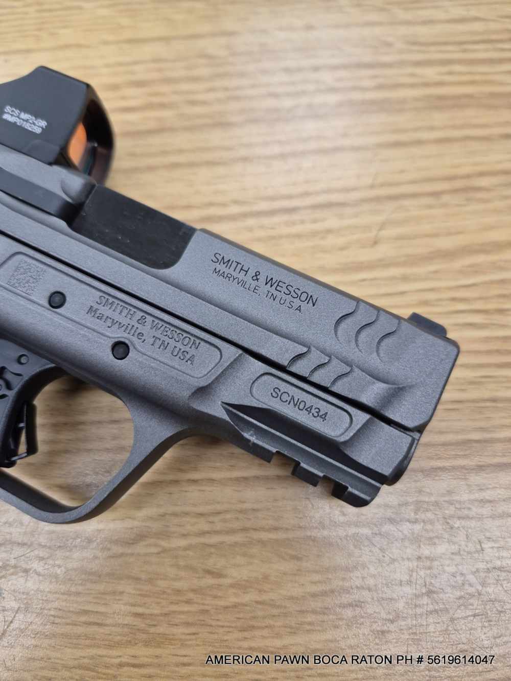 Smith & Wesson M&P9 M2.0 Metal Compact 3.6" 9mm Pistol HOLOSUN SCS MP2-GR -img-4