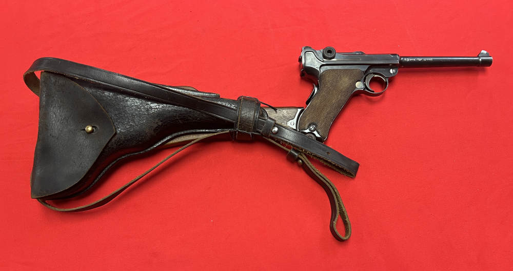 1906 DWM Navy Luger 9mm Matching Stock, Mag + Holster, Tool, Cleaning Rod-img-5
