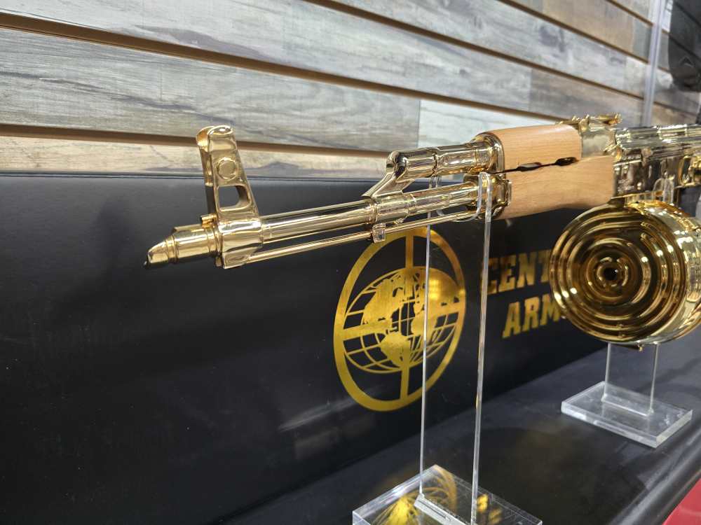 Century Arms WASR-10 Underfolder, 7.62x39mm, finished in 24-karat gold-img-8