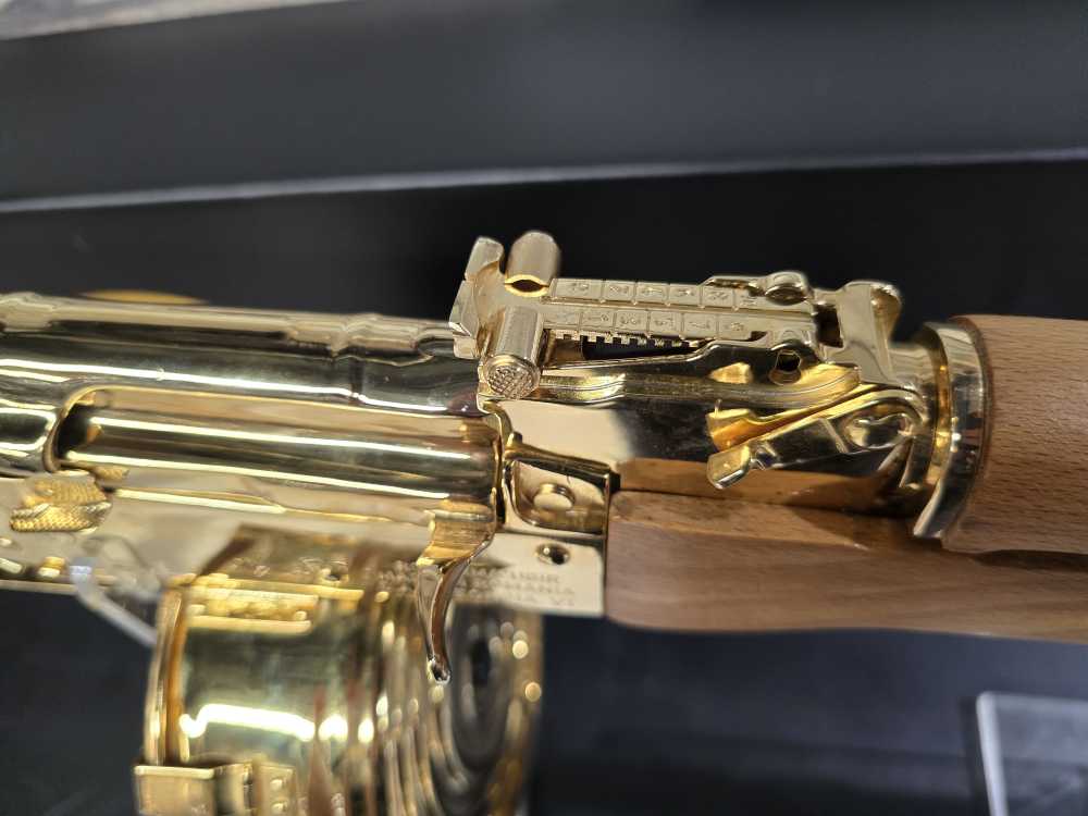 Century Arms WASR-10 Underfolder, 7.62x39mm, finished in 24-karat gold-img-5