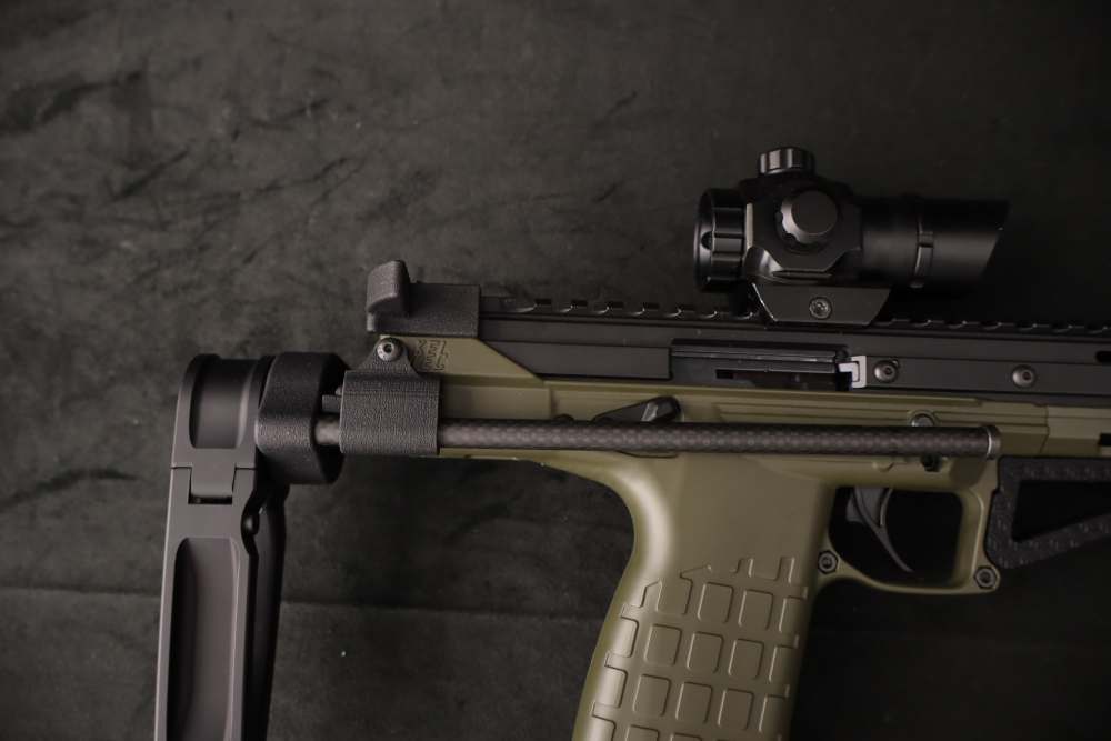 Kel-Tec CP33 .22 LR OD Green 33rd Pistol Tailhook Brace Red Dot MP7 Style-img-8
