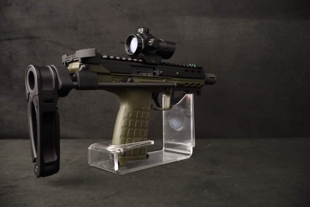 Kel-Tec CP33 .22 LR OD Green 33rd Pistol Tailhook Brace Red Dot MP7 Style-img-15