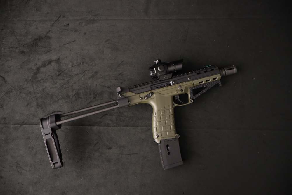 Kel-Tec CP33 .22 LR OD Green 33rd Pistol Tailhook Brace Red Dot MP7 Style-img-10