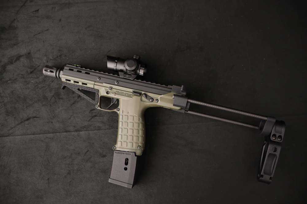 Kel-Tec CP33 .22 LR OD Green 33rd Pistol Tailhook Brace Red Dot MP7 Style-img-11