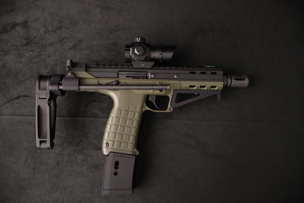 Kel-Tec CP33 .22 LR OD Green 33rd Pistol Tailhook Brace Red Dot MP7 Style-img-6