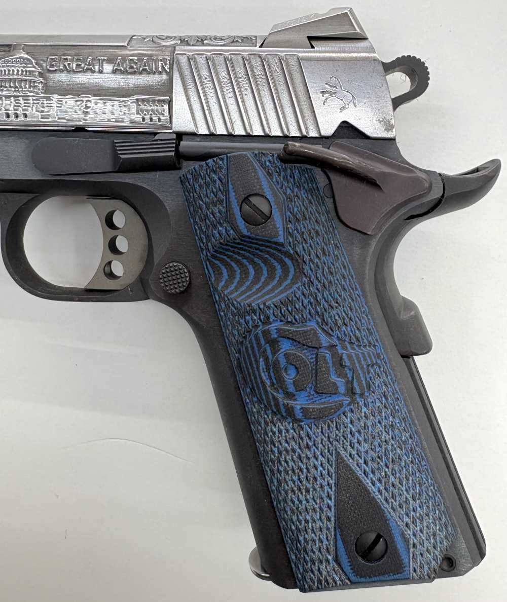 Colt President Trump Series 70 NM 1911 w/ Deep Engraving, -img-4