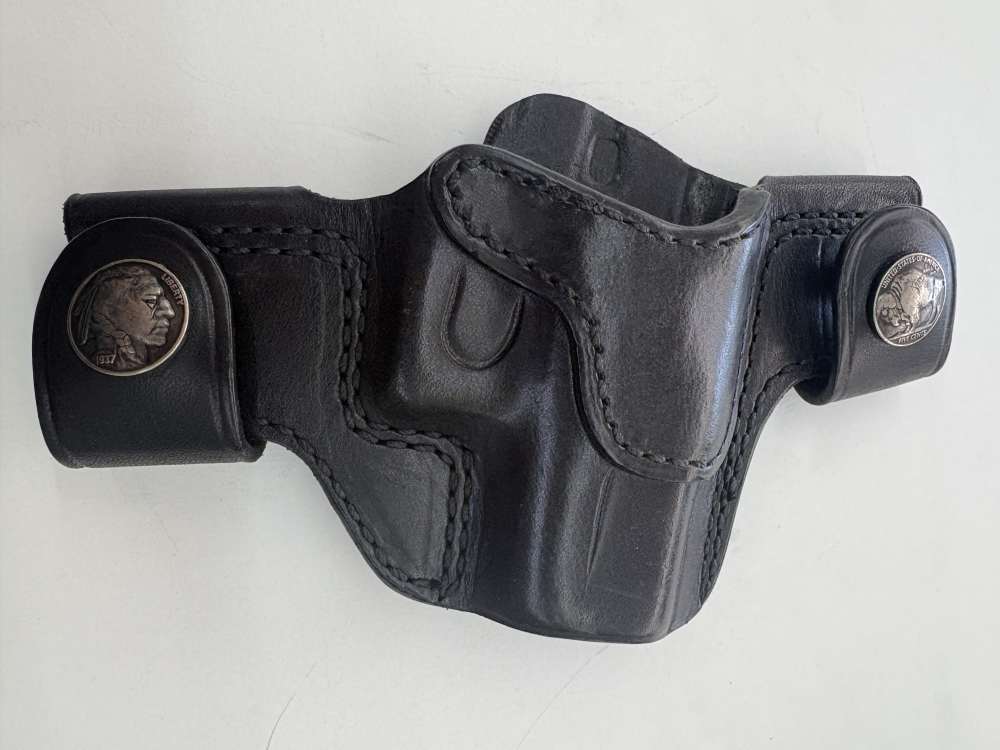 Alessi Deluxe OTP Handmade Leather Holster for Glock 42, Barely Used!-img-5