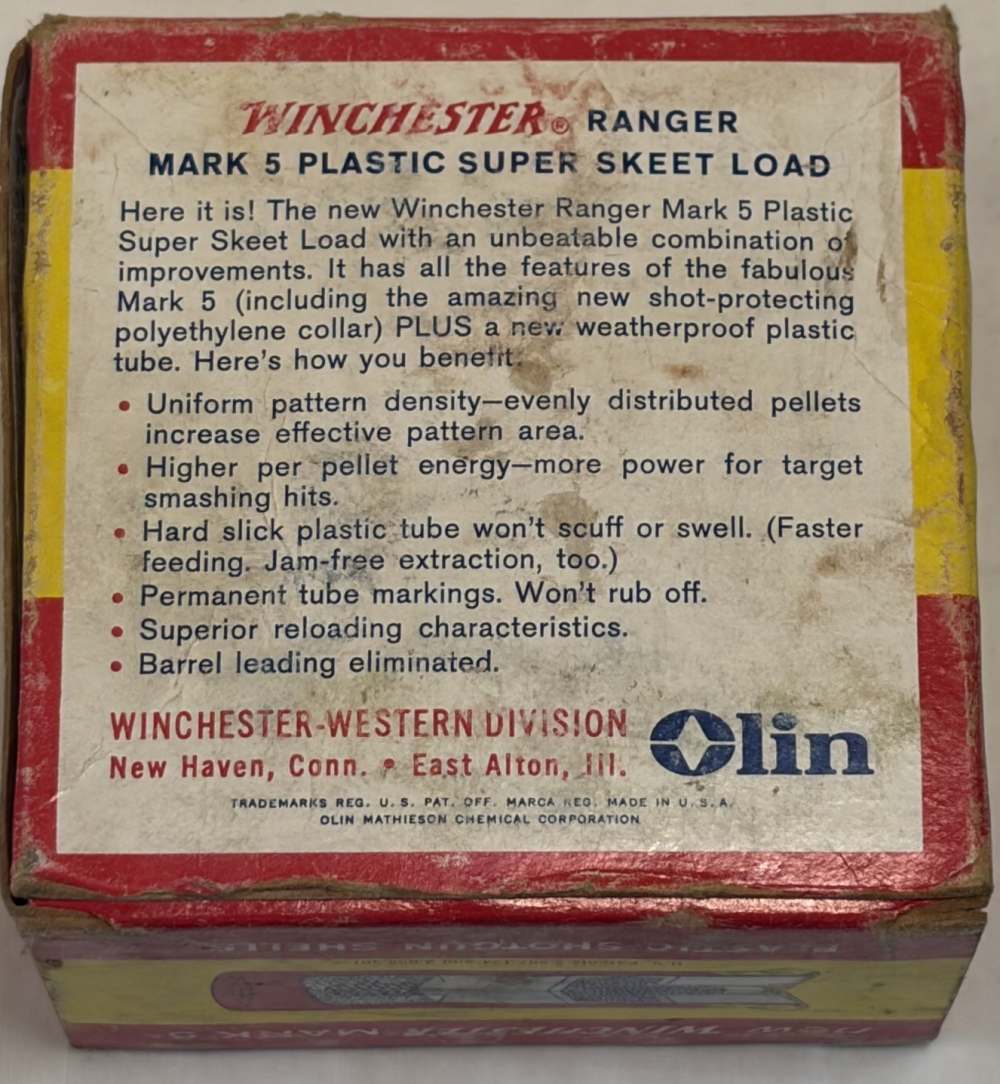 Winchester Super X Mark 5 16 ga 1 oz #9 Vintage Plastic Super Skeet Load 22-img-3