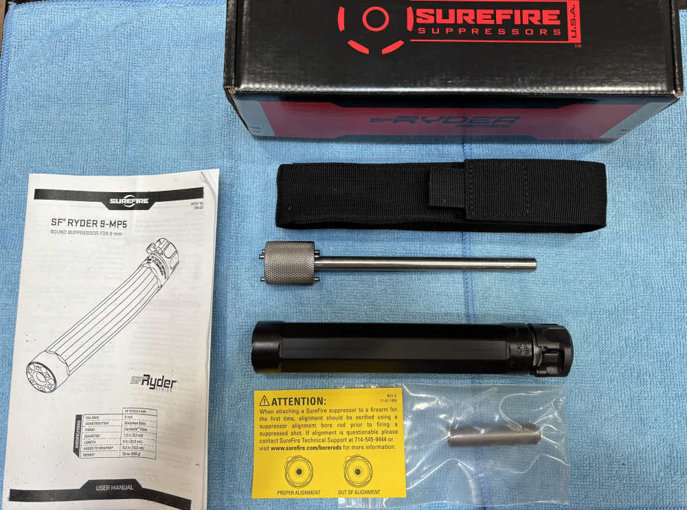 Surefire Ryder 9MM TRI Lug Black  SF Ryder 9-MP5-img-0