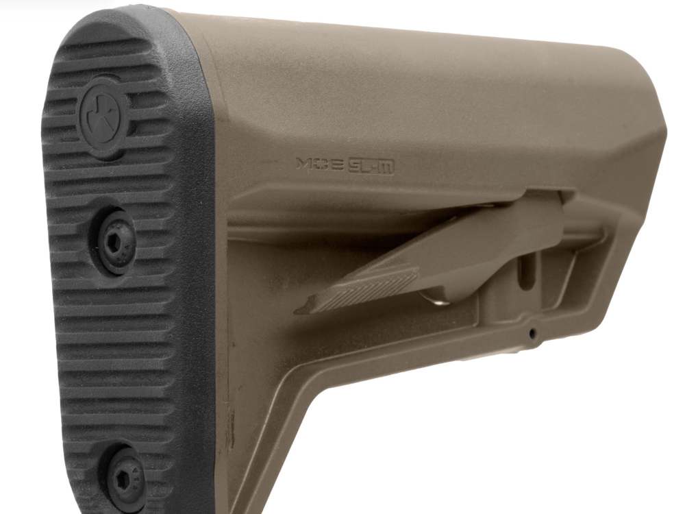 Magpul MOE SL-M Carbine Stock Fits Mil-Spec Buffer Tubes Matte Finish FDE-img-2