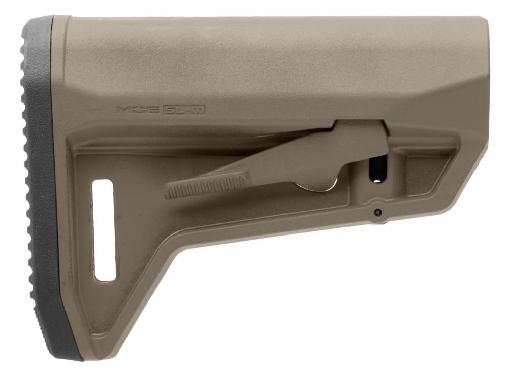 Magpul MOE SL-M Carbine Stock Fits Mil-Spec Buffer Tubes Matte Finish FDE-img-0