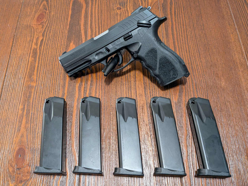 Taurus TH45 4.25" w/ 5 Magazines & Factory Hard Case-img-0