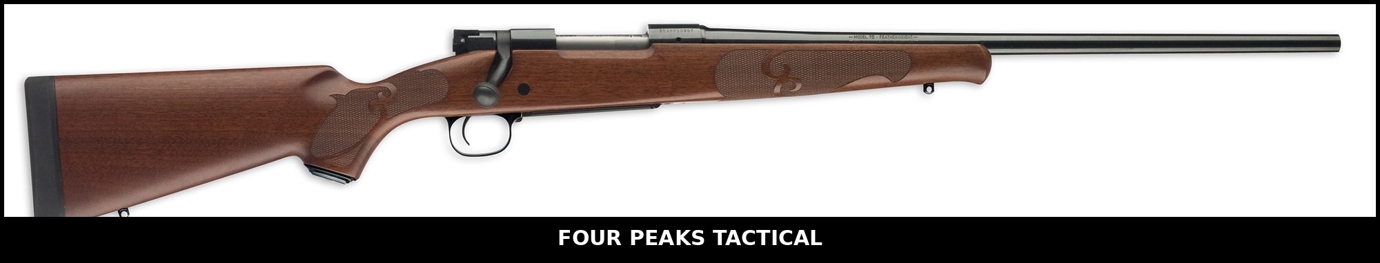 Winchester Guns Model 70 6.5 PRC 20 Brushed Polish Blued Walnut Stock-img-0