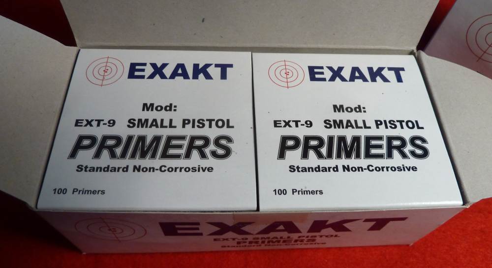 10,000 pcs. EXAKT 9mm and 5,56 NATO Spec S .Pistol and S. Rifle Primers -img-5