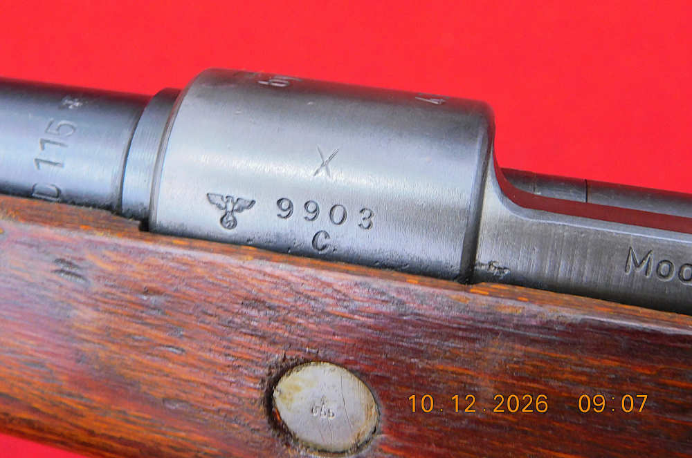 WWII German Russian Capture 8mm K98 Mauser BYF 1943 Matching EXCELLENT-img-6