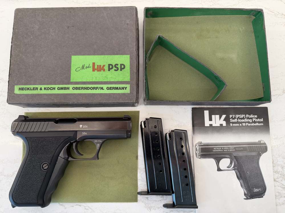 RARE PRE PRODUCTION EARLY PRODUCTION 1979 HECKLER & KOCH P7 PSP DATE "HK"-img-0