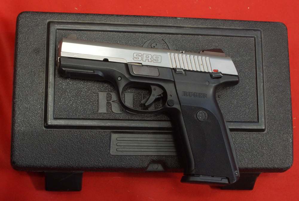 Ruger SR9 Semi Auto Pistol 9mm TWO 17 RD Mags-img-0