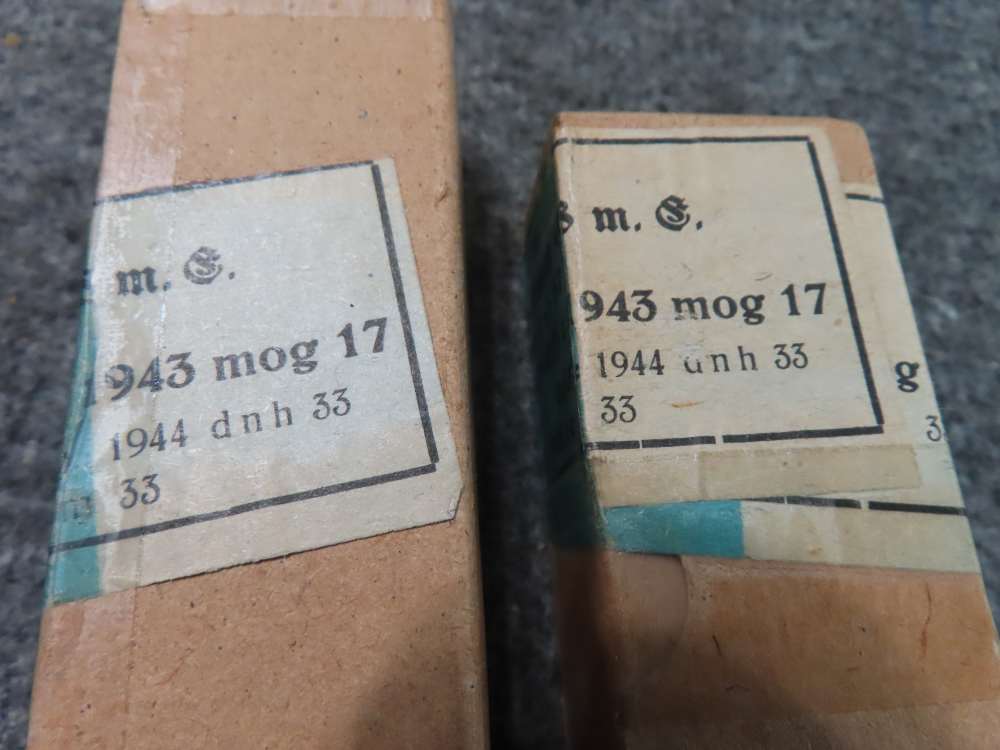 4 BOXES OF WWII GERMAN MILITARY AMMO-8mm RIFLE AND 9mm PISTOL-img-12