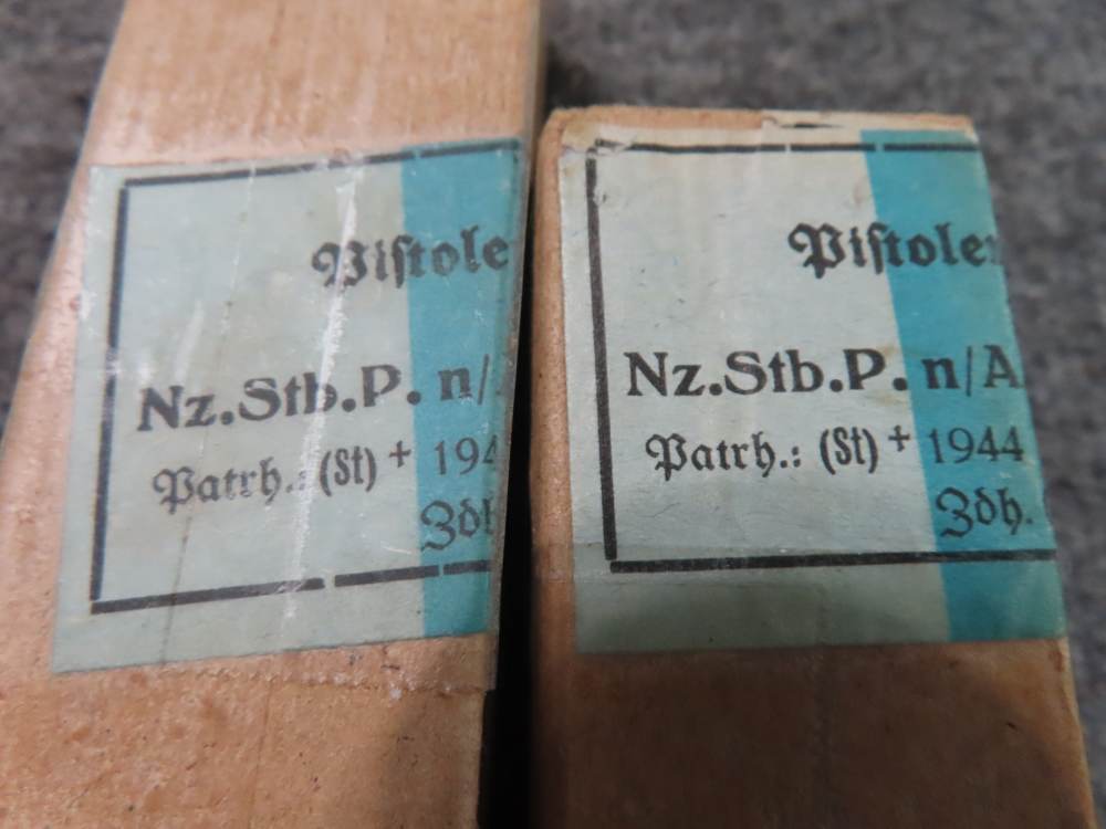 4 BOXES OF WWII GERMAN MILITARY AMMO-8mm RIFLE AND 9mm PISTOL-img-10