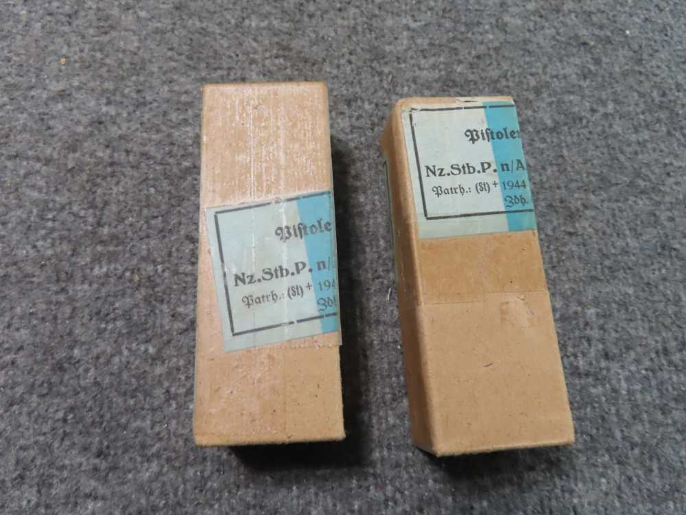 4 BOXES OF WWII GERMAN MILITARY AMMO-8mm RIFLE AND 9mm PISTOL-img-9