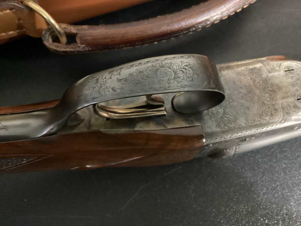 Parker-Winchester 28 ga factory leather case very nice collectible -img-17