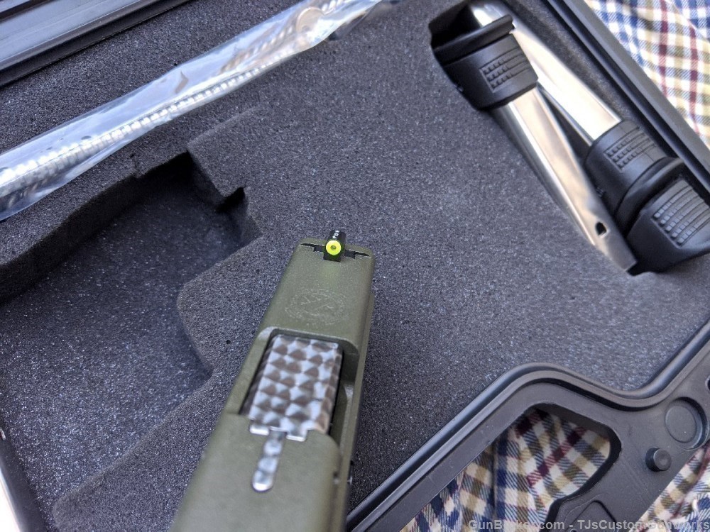 CA -CUSTOM Springfield Armory U.S.A. XD-9 SUB-COMPACT 9mm  OD GREEN TEFLON-img-6