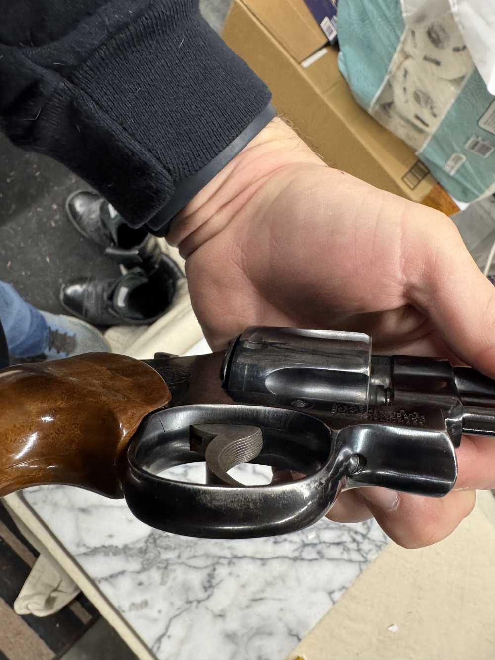 Smith & Wesson 1950 target revolver 44 special -img-9