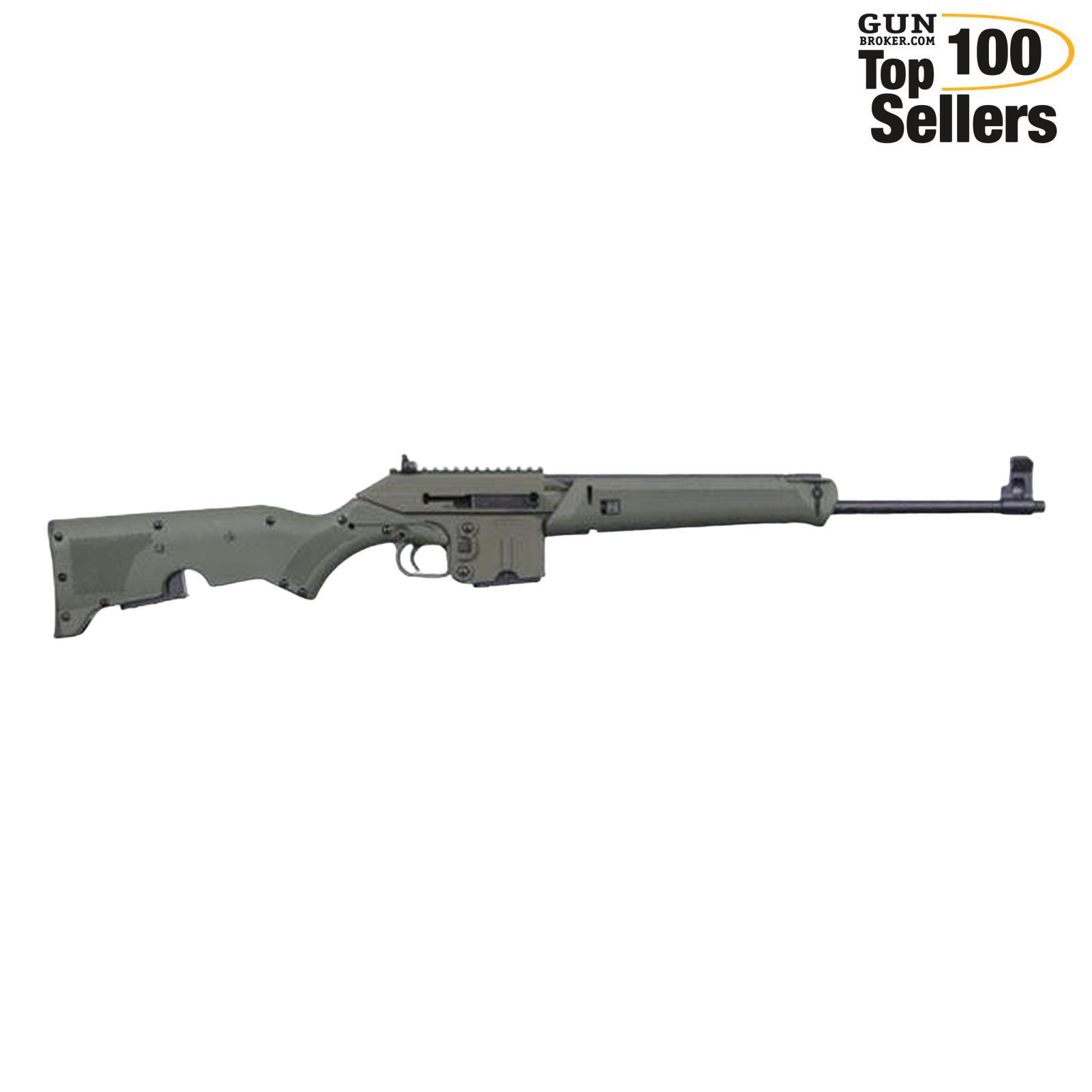 KEL-TEC SU-16 223 Rem 18.4in 10rd Black/Green Semi-Auto Rifle (SU16AGRN)-img-0